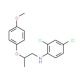 2,4-Dichloro-N-[2-(4-methoxyphenoxy)propyl]aniline - chemical structure image