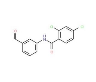 2,4-Dichloro-N-(3-formyl-phenyl)-benzamide - chemical structure image