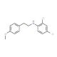 2,4-Dichloro-N-(4-methoxyphenethyl)aniline - chemical structure image