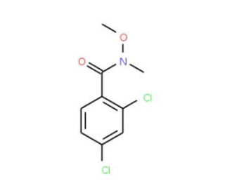 2,4-Dichloro-N-methoxy-N-methylbenzenecarboxamide - chemical structure image