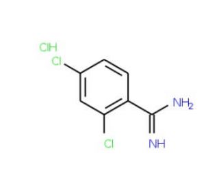 2,4-Dichlorobenzamidine HCl (CAS 154505-50-7) - chemical structure image