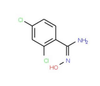 2,4-Dichlorobenzamidoxime (CAS 22179-80-2) - chemical structure image