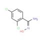 2,4-Dichlorobenzamidoxime (CAS 22179-80-2) - chemical structure image