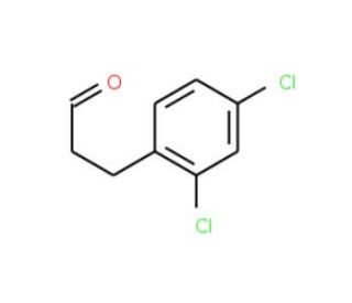 2,4-Dichlorobenzenepropanal (CAS 98581-93-2) - chemical structure image
