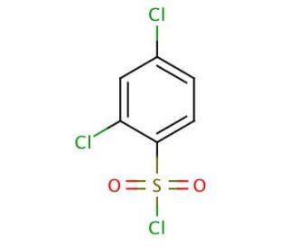 2,4-Dichlorobenzenesulfonyl chloride (CAS 16271-33-3) - chemical structure image