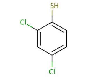 2,4-Dichlorobenzenethiol (CAS 1122-41-4) - chemical structure image