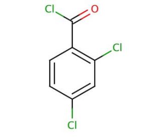 2,4-Dichlorobenzoyl chloride (CAS 89-75-8) - chemical structure image