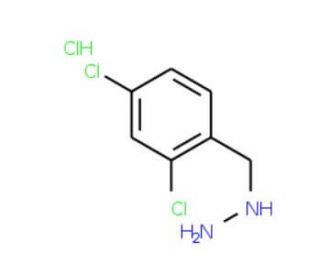 (2,4-dichlorobenzyl)hydrazine hydrochloride - chemical structure image