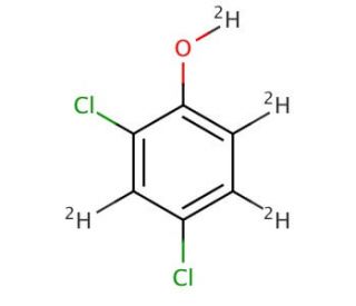 2.4-Dichlorophenol-d4 (CAS 202656-12-0) - chemical structure image