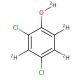 2.4-Dichlorophenol-d4 (CAS 202656-12-0) - chemical structure image