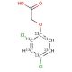 2,4-Dichlorophenoxyacetic Acid-13C6 (CAS 150907-52-1) - chemical structure image
