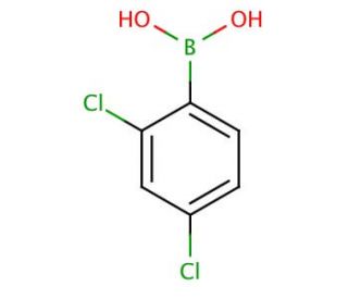2,4-Dichlorophenylboronic acid (CAS 68716-47-2) - chemical structure image