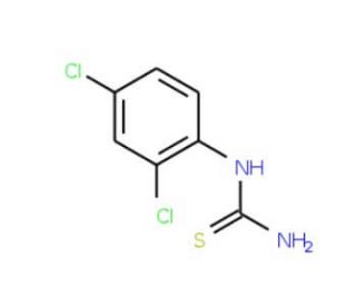 2,4-Dichlorophenylthiourea (CAS 6326-14-3) - chemical structure image