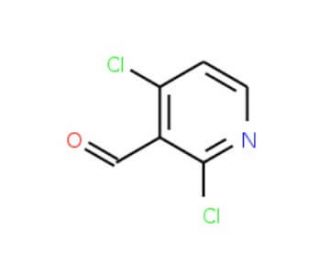 2,4-Dichloropyridine-3-carboxaldehyde (CAS 134031-24-6) - chemical structure image