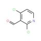 2,4-Dichloropyridine-3-carboxaldehyde (CAS 134031-24-6) - chemical structure image