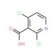 2,4-Dichloropyridine-3-carboxylic acid (CAS 262423-77-8) - chemical structure image