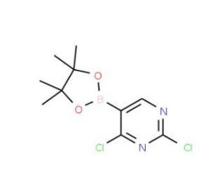 2,4-Dichloropyrimidine-5-boronic acid pinacol ester (CAS 1073354-24-1) - chemical structure image