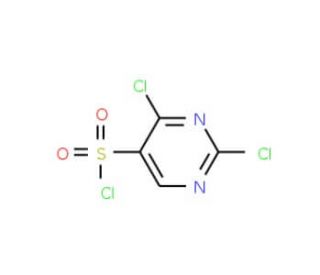 2,4-dichloropyrimidine-5-sulfonyl chloride (CAS 23920-08-3) - chemical structure image
