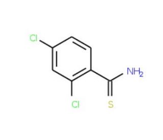 2,4-Dichlorothiobenzamide (CAS 2775-38-4) - chemical structure image