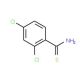 2,4-Dichlorothiobenzamide (CAS 2775-38-4) - chemical structure image