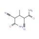 2,4-Dicyano-3-methylglutaramide (CAS 5447-66-5) - chemical structure image