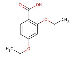 2,4-Diethoxybenzoic acid (CAS 19074-30-7) - chemical structure image