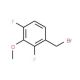 2,4-Difluoro-3-methoxybenzyl bromide (CAS 886499-17-8) - chemical structure image