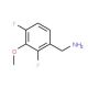 2,4-Difluoro-3-methoxybenzylamine (CAS 717094-51-4) - chemical structure image