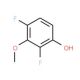 2,4-Difluoro-3-methoxyphenol (CAS 886499-27-0) - chemical structure image