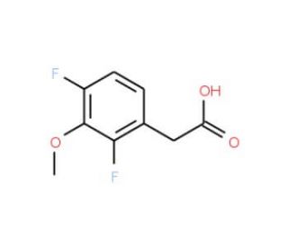 2,4-Difluoro-3-methoxyphenylacetic acid - chemical structure image