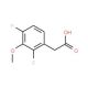2,4-Difluoro-3-methoxyphenylacetic acid - chemical structure image