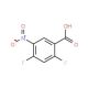 2,4-difluoro-5-nitrobenzoic acid (CAS 153775-33-8) - chemical structure image