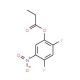 2,4-Difluoro-5-nitrophenyl propionate - chemical structure image