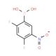 2,4-Difluoro-5-nitrophenylboronic acid (CAS 325786-11-6) - chemical structure image