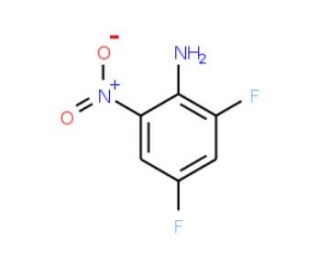 2,4-Difluoro-6-nitroaniline (CAS 364-30-7) - chemical structure image