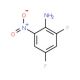 2,4-Difluoro-6-nitroaniline (CAS 364-30-7) - chemical structure image