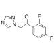 2,4-Difluoro-α-(1H-1,2,4-triazolyl)acetophenone (CAS 86404-63-9) - chemical structure image