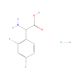 2,4-Difluoro-DL-phenylglycine hydrochloride (CAS 1374651-47-4) - chemical structure image