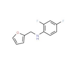 2,4-difluoro-N-(furan-2-ylmethyl)aniline - chemical structure image