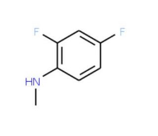 2,4-Difluoro-N-methylaniline (CAS 138564-16-6) - chemical structure image