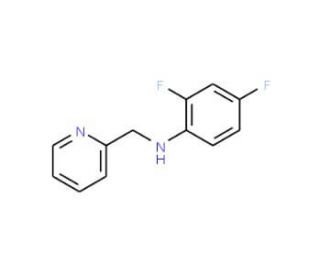 2,4-difluoro-N-(pyridin-2-ylmethyl)aniline - chemical structure image