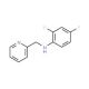 2,4-difluoro-N-(pyridin-2-ylmethyl)aniline - chemical structure image