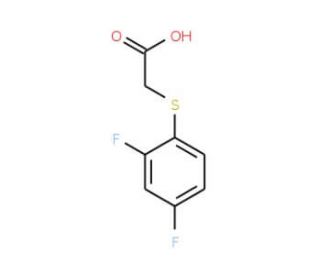 2,4-Difluoro-phenylthioacetic acid - chemical structure image