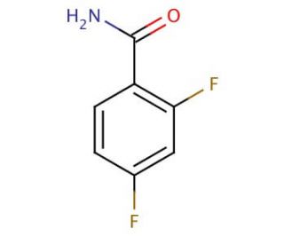 2,4-Difluorobenzamide (CAS 85118-02-1) - chemical structure image
