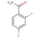 2,4-Difluorobenzamide (CAS 85118-02-1) - chemical structure image