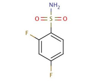 2,4-Difluorobenzenesulfonamide (CAS 13656-60-5) - chemical structure image