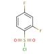 2,4-Difluorobenzenesulfonyl chloride (CAS 13918-92-8) - chemical structure image