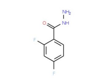 2,4-Difluorobenzoic acid hydrazide (CAS 118737-62-5) - chemical structure image