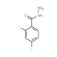 2,4-Difluorobenzoic acid hydrazide (CAS 118737-62-5) - chemical structure image