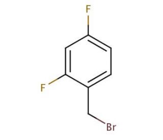 2,4-Difluorobenzyl bromide (CAS 23915-07-3) - chemical structure image